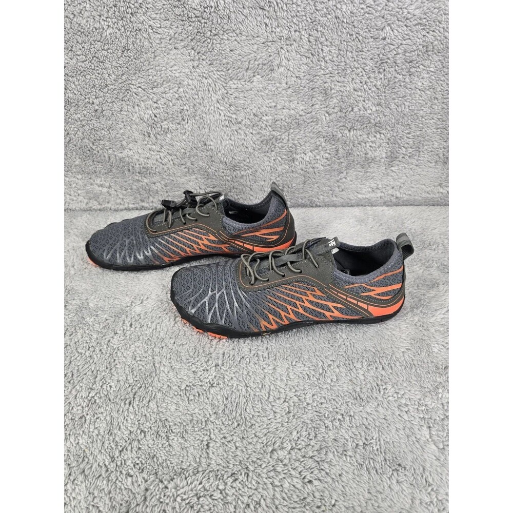 Hike Footwear HF Lorax Pro Sz 9 Gray Orange Non Slip Barefoot Shoe - Picture 4 of 8